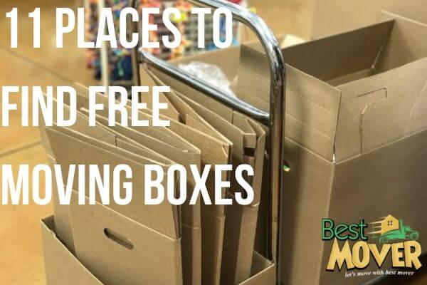 11 places to Find free moving boxes